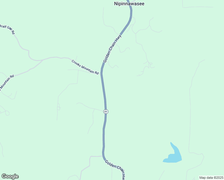 map of restaurants, bars, coffee shops, grocery stores, and more near 44327 California 49 in Ahwahnee