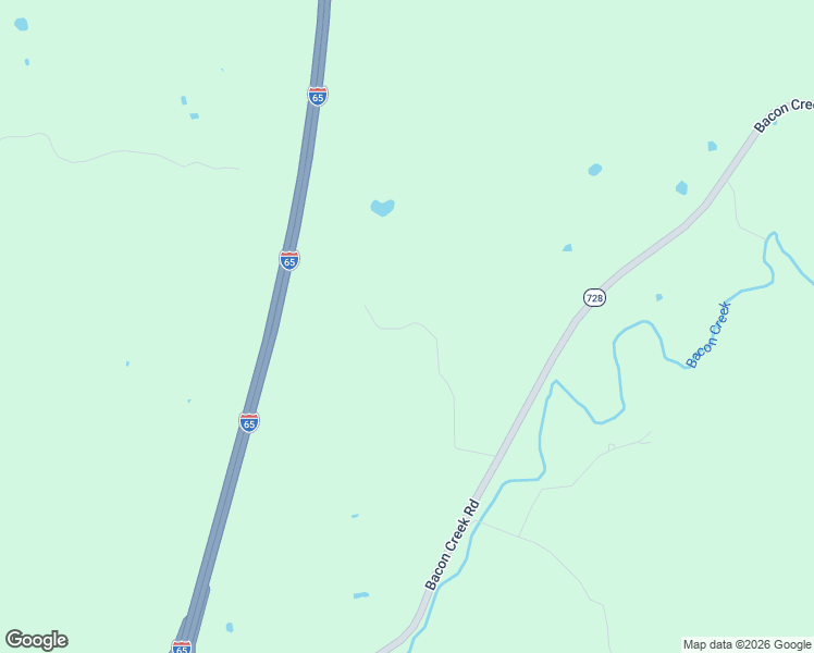 map of restaurants, bars, coffee shops, grocery stores, and more near 312 Gaddie Cottrell Road in Bonnieville
