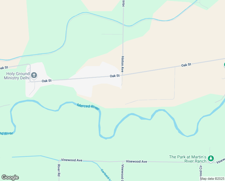 map of restaurants, bars, coffee shops, grocery stores, and more near 16007 Oak Street in Delhi