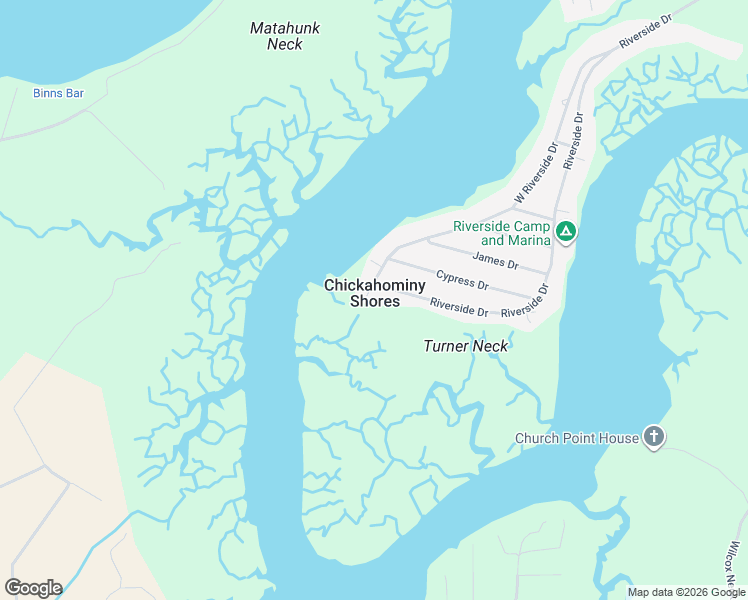 map of restaurants, bars, coffee shops, grocery stores, and more near 307 Riverside Drive in Lanexa
