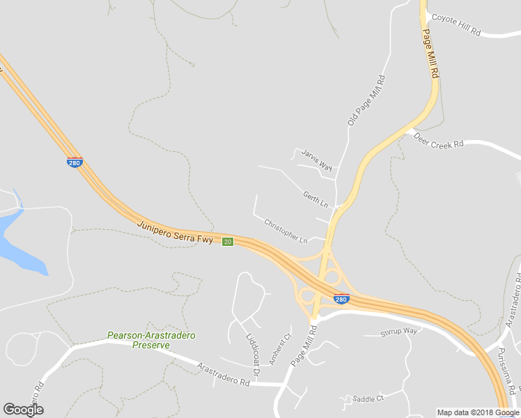 map of restaurants, bars, coffee shops, grocery stores, and more near 28405 Christopher Lane in Los Altos Hills