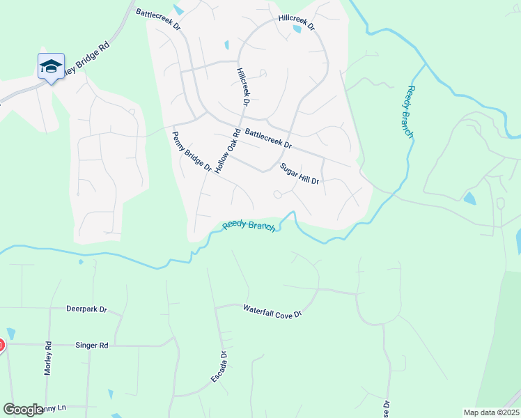 map of restaurants, bars, coffee shops, grocery stores, and more near 11912 Penny Bridge Dr in Midlothian