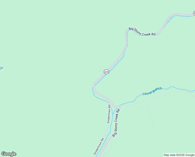 map of restaurants, bars, coffee shops, grocery stores, and more near 2558 Big Stony Creek Road in Ripplemead