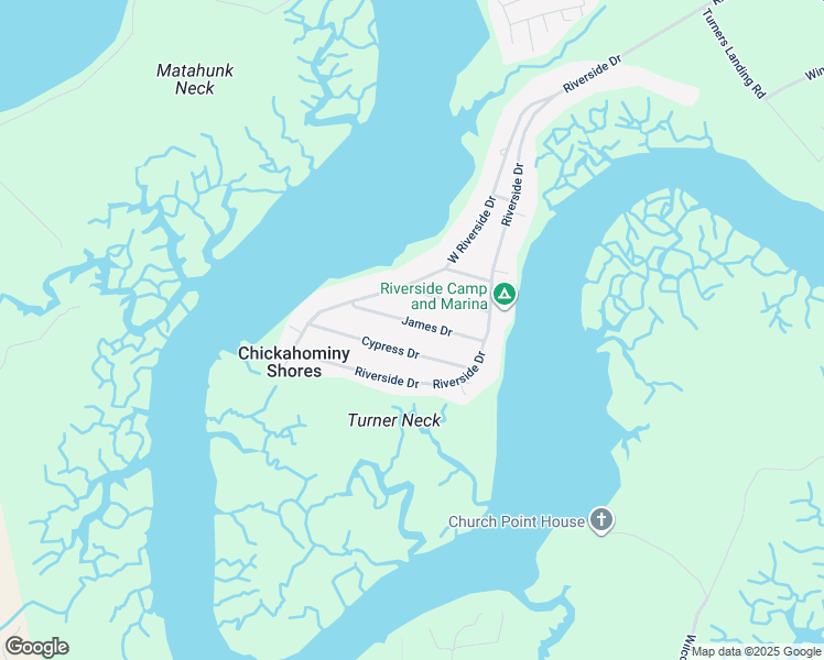 map of restaurants, bars, coffee shops, grocery stores, and more near 13908 James Drive in Lanexa