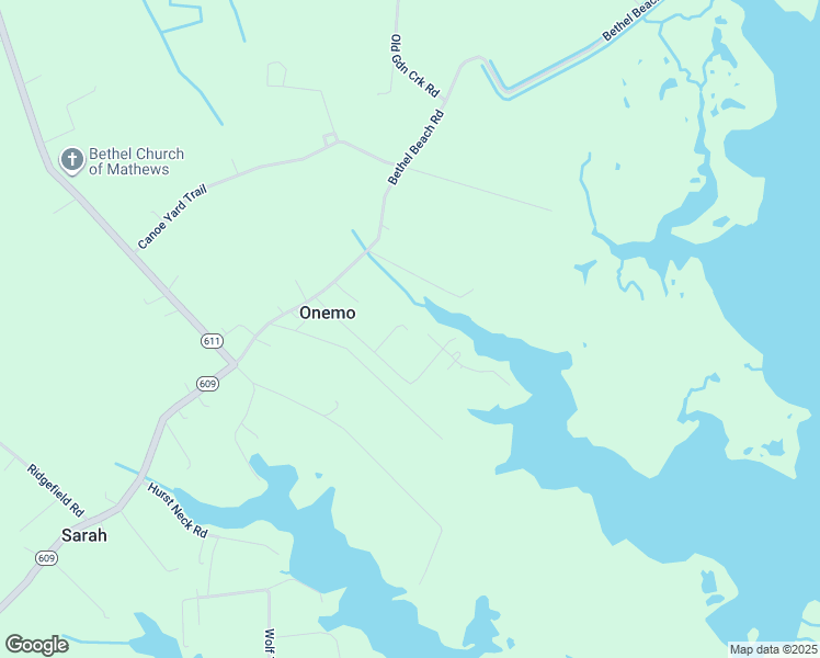 map of restaurants, bars, coffee shops, grocery stores, and more near 173 Piney Point Road in Onemo