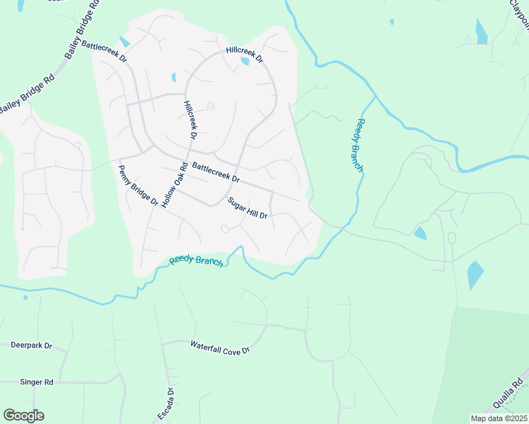 map of restaurants, bars, coffee shops, grocery stores, and more near 12000 Sugar Hill Drive in Midlothian
