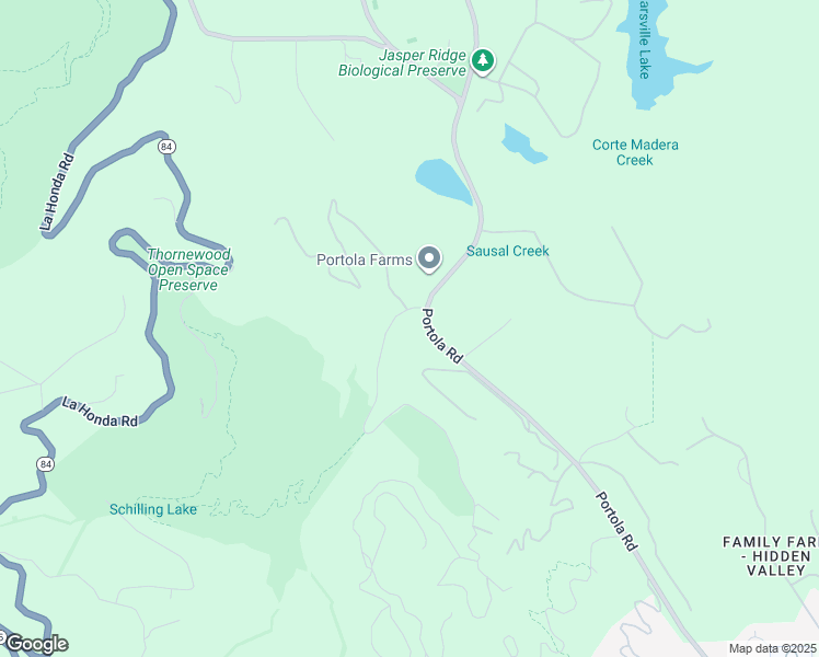 map of restaurants, bars, coffee shops, grocery stores, and more near 27 Old La Honda Road in Woodside