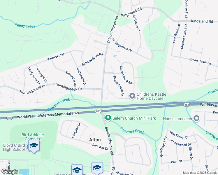 map of restaurants, bars, coffee shops, grocery stores, and more near 5348 White Pickett Lane in Richmond