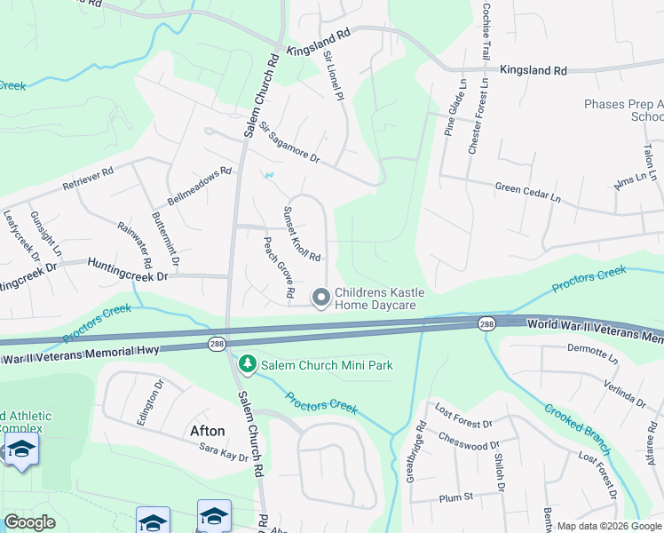 map of restaurants, bars, coffee shops, grocery stores, and more near 8707 Pleasant Ridge Road in Richmond