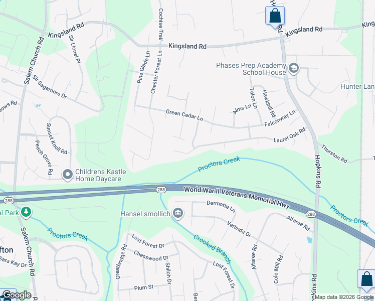 map of restaurants, bars, coffee shops, grocery stores, and more near 4308 Laurel Oak Road in Richmond