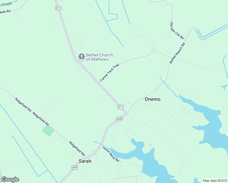 map of restaurants, bars, coffee shops, grocery stores, and more near 1807 Garden Creek Road in Mathews