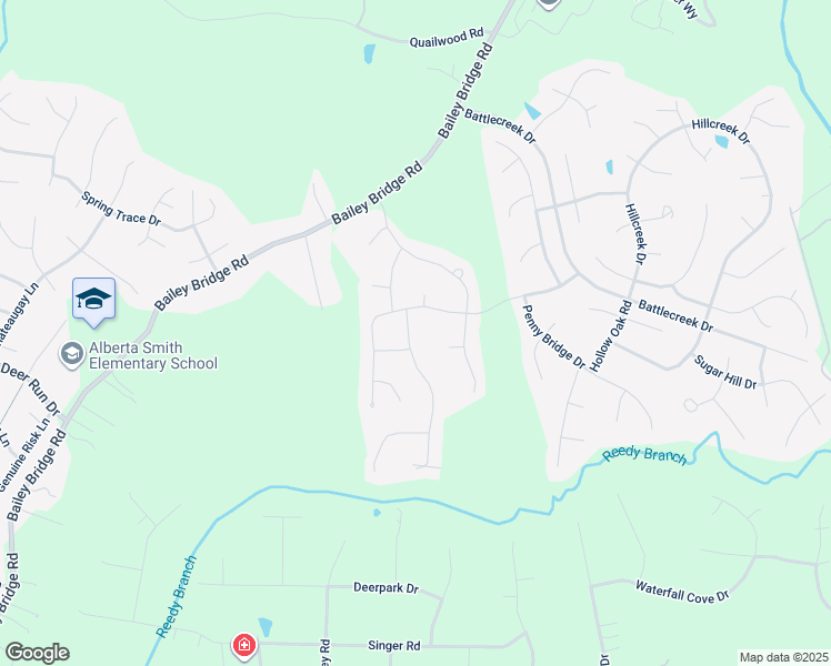 map of restaurants, bars, coffee shops, grocery stores, and more near 13013 Beech Hill Drive in Midlothian