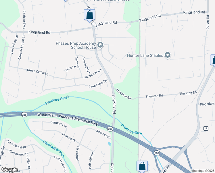 map of restaurants, bars, coffee shops, grocery stores, and more near 9010 Laurel Oak Court in Richmond