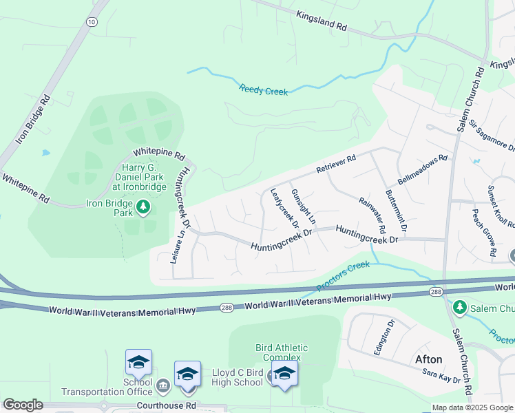 map of restaurants, bars, coffee shops, grocery stores, and more near 8624 Watchhaven Lane in Richmond
