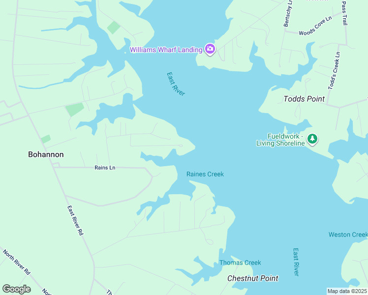 map of restaurants, bars, coffee shops, grocery stores, and more near 236 Raines Creek Lane in Bohannon