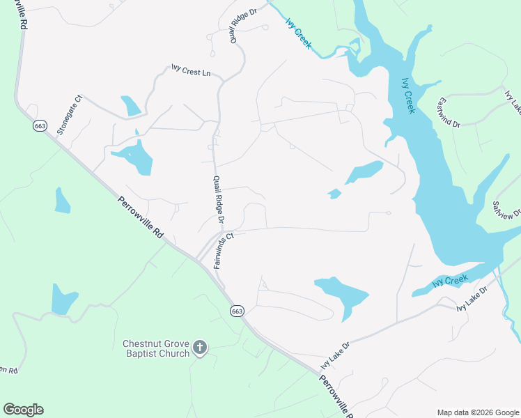 map of restaurants, bars, coffee shops, grocery stores, and more near 1148 Ivy Hill Drive in Forest
