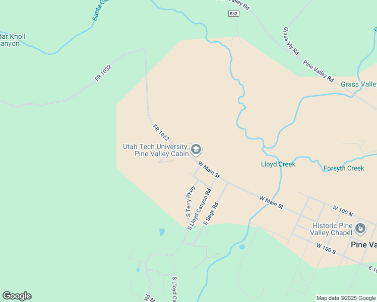 map of restaurants, bars, coffee shops, grocery stores, and more near 880 West Main Street in Pine Valley