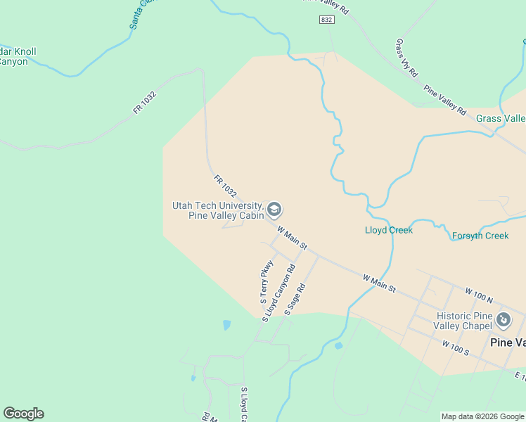 map of restaurants, bars, coffee shops, grocery stores, and more near 880 West Main Street in Pine Valley