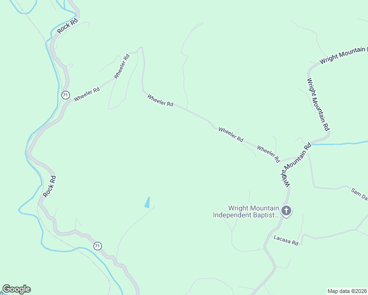 map of restaurants, bars, coffee shops, grocery stores, and more near 589 Wheeler Road in Rock