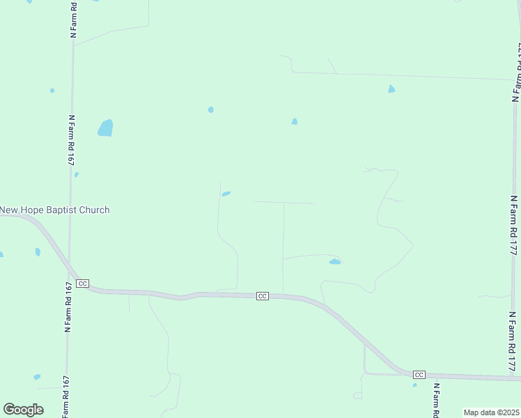 map of restaurants, bars, coffee shops, grocery stores, and more near 2382 East Quail Run Lane in Fair Grove