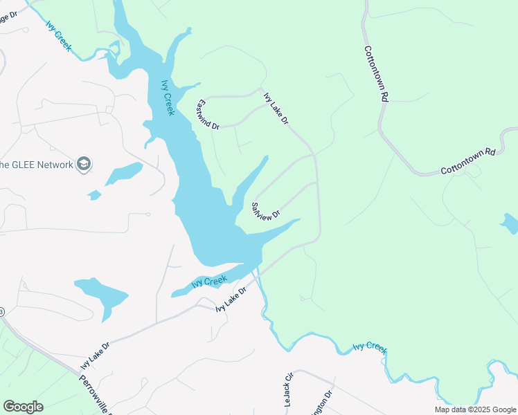 map of restaurants, bars, coffee shops, grocery stores, and more near 121 Sailview Drive in Forest