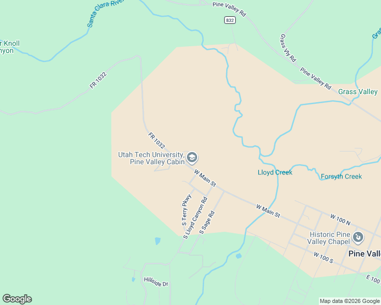 map of restaurants, bars, coffee shops, grocery stores, and more near 856 West Graff Circle in Pine Valley