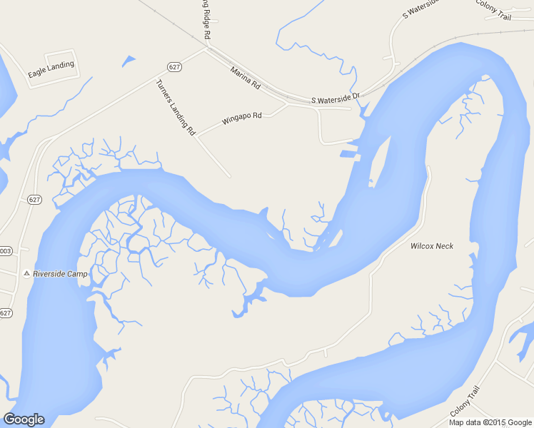 map of restaurants, bars, coffee shops, grocery stores, and more near 942 Turners Landing Road in Lanexa