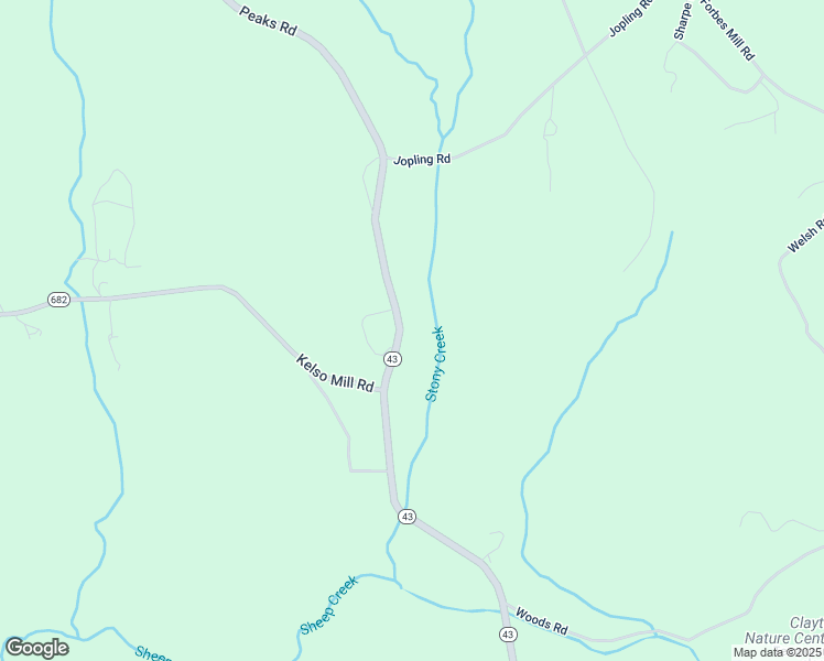 map of restaurants, bars, coffee shops, grocery stores, and more near 5439 Peaks Road in Bedford