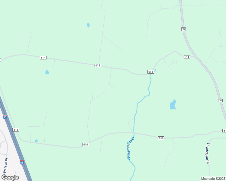 map of restaurants, bars, coffee shops, grocery stores, and more near 693 County Road 614 in Jackson