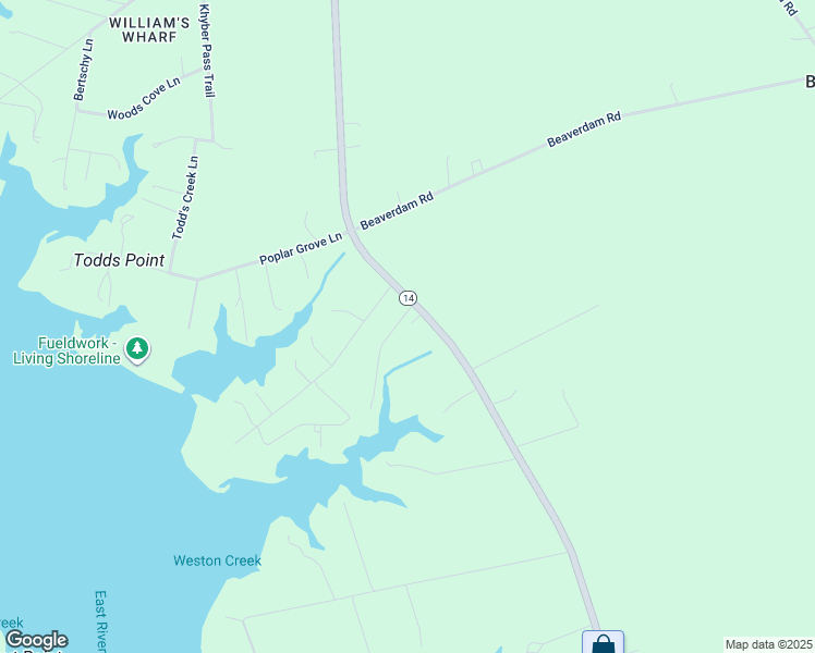 map of restaurants, bars, coffee shops, grocery stores, and more near 2750 New Point Comfort Highway in Port Haywood