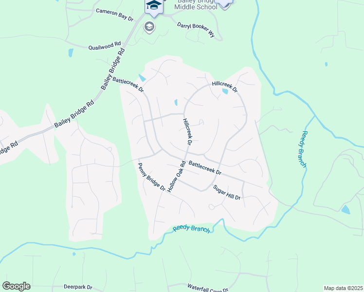 map of restaurants, bars, coffee shops, grocery stores, and more near 12306 Hillcreek Turn in Midlothian