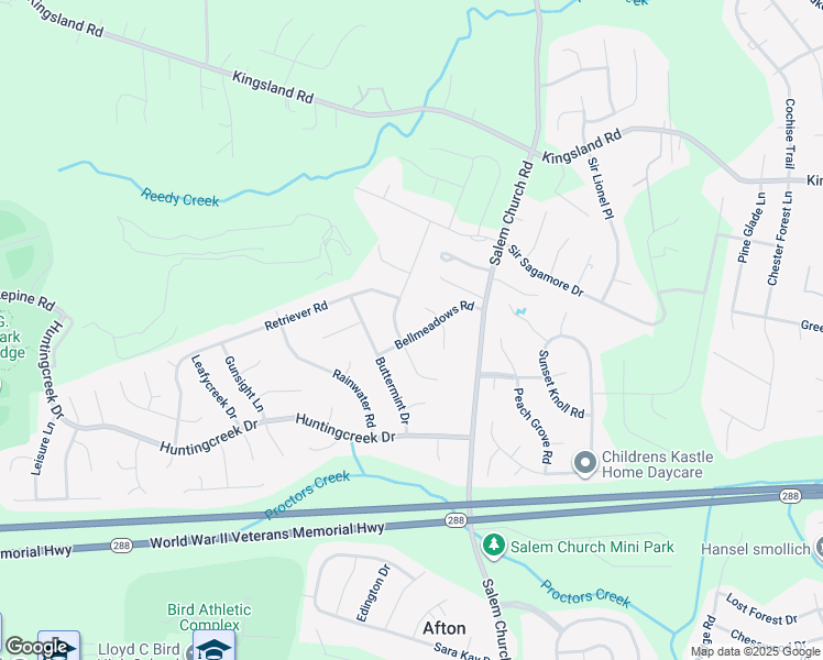map of restaurants, bars, coffee shops, grocery stores, and more near 5418 Bellmeadows Road in Richmond