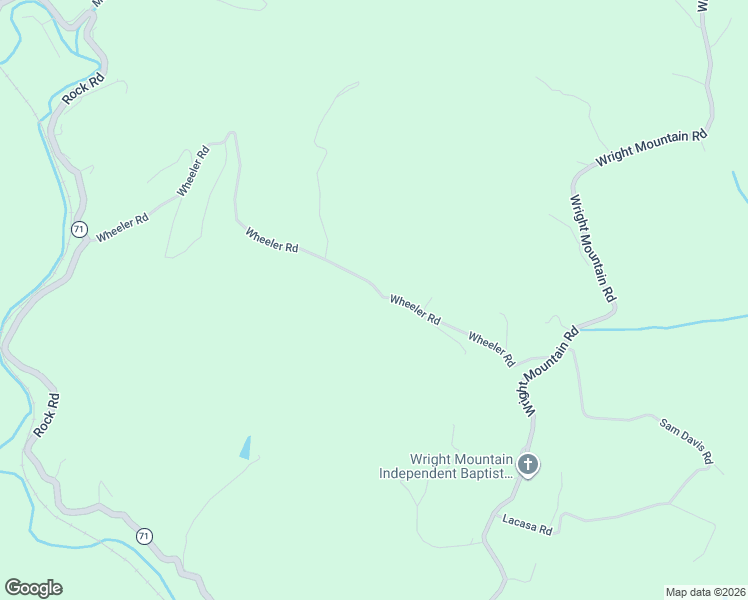 map of restaurants, bars, coffee shops, grocery stores, and more near 589 Wheeler Road in Rock