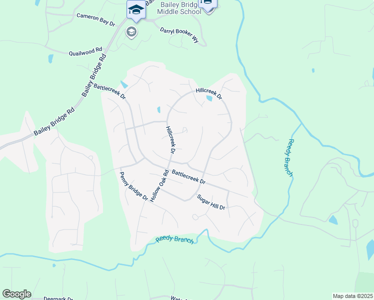 map of restaurants, bars, coffee shops, grocery stores, and more near 12200 Hillcreek Mews in Midlothian