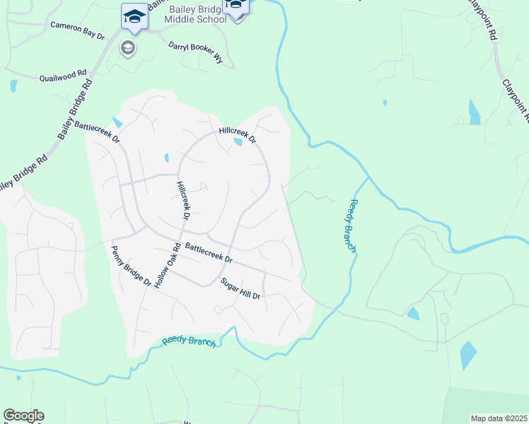 map of restaurants, bars, coffee shops, grocery stores, and more near 12025 Baymill Court in Midlothian