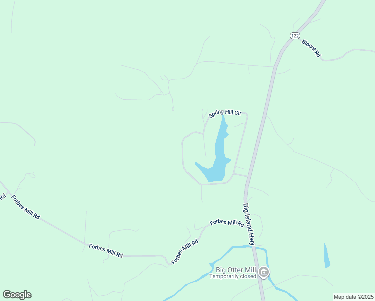 map of restaurants, bars, coffee shops, grocery stores, and more near 109 Spring Hill Cir in Bedford
