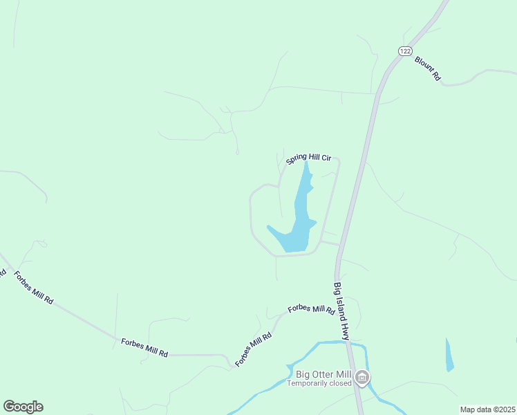 map of restaurants, bars, coffee shops, grocery stores, and more near 109 Spring Hill Cir in Bedford
