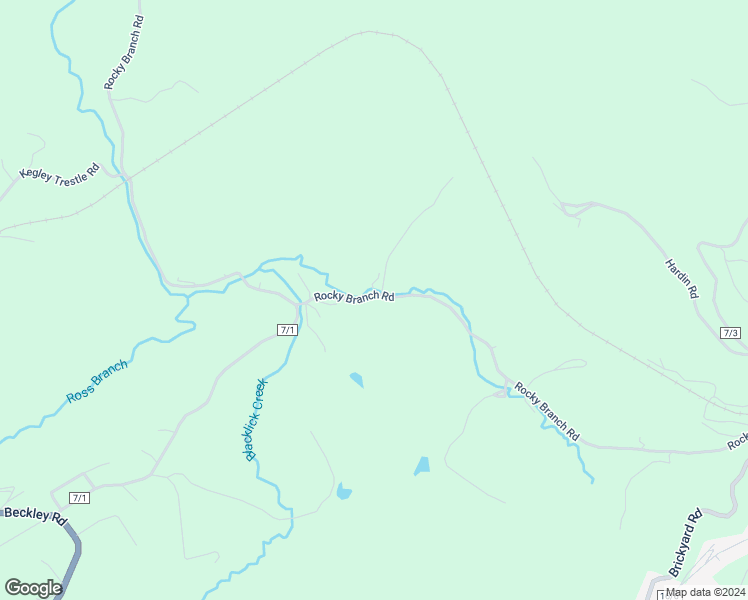 map of restaurants, bars, coffee shops, grocery stores, and more near 1393 Rocky Branch Road in Princeton