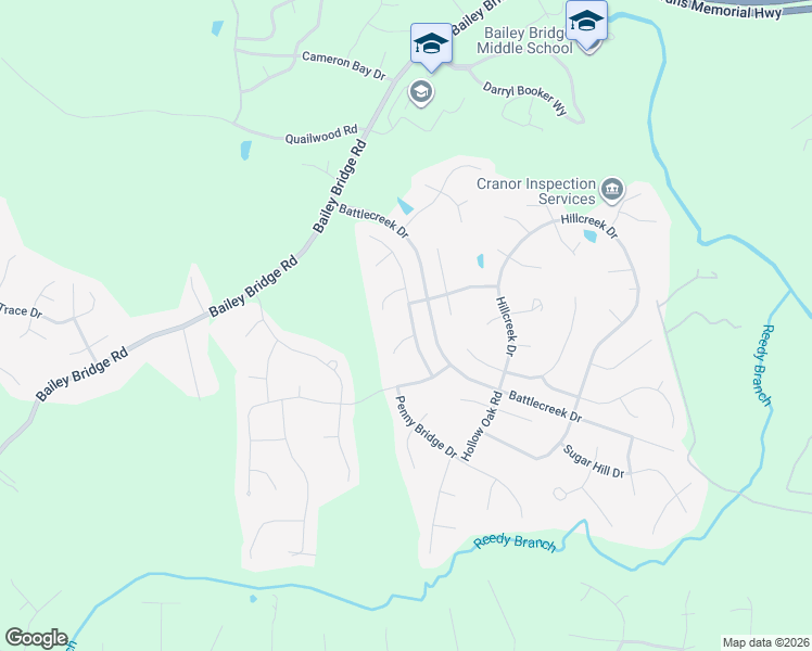 map of restaurants, bars, coffee shops, grocery stores, and more near 12431 Buffalo Nickel Drive in Midlothian