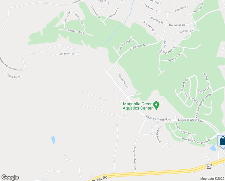 map of restaurants, bars, coffee shops, grocery stores, and more near 6928 Desert Candle Drive in Moseley