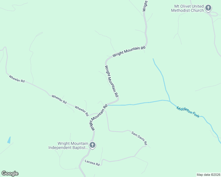 map of restaurants, bars, coffee shops, grocery stores, and more near 2683 Wright Mountain Road in Rock