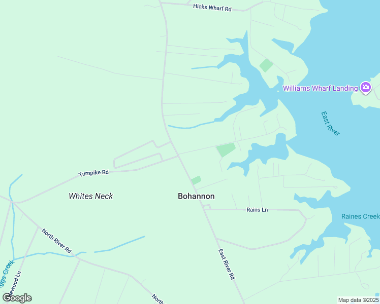 map of restaurants, bars, coffee shops, grocery stores, and more near 57 Mill Lane Road in Bohannon
