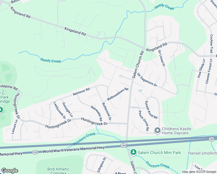 map of restaurants, bars, coffee shops, grocery stores, and more near 5501 Retriever Road in Richmond
