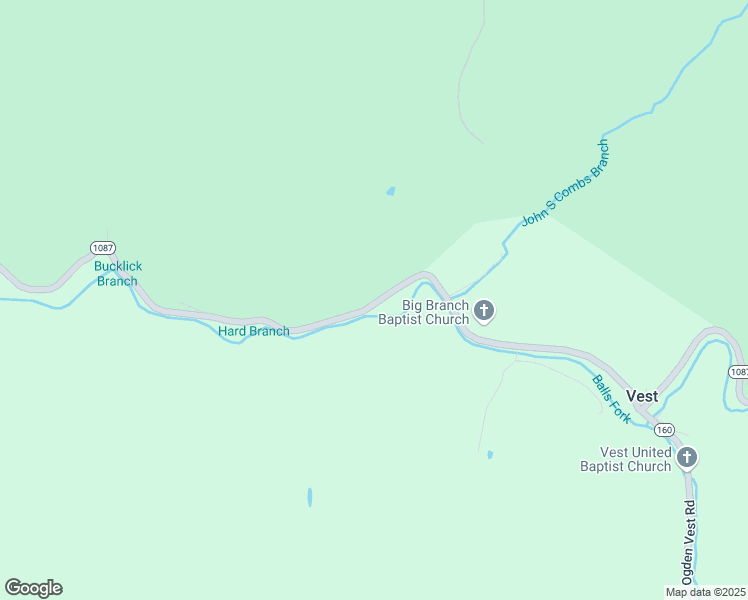 map of restaurants, bars, coffee shops, grocery stores, and more near 724 Vest Talcum Road in Vest