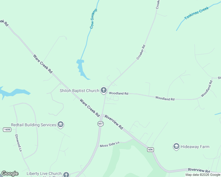 map of restaurants, bars, coffee shops, grocery stores, and more near 90-98 Woodland Road in Williamsburg
