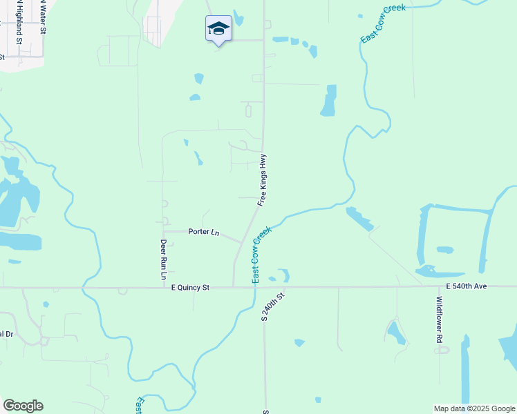 map of restaurants, bars, coffee shops, grocery stores, and more near Porter Lane in Pittsburg