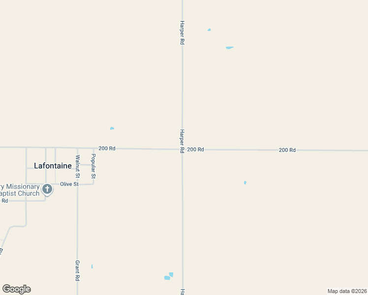 map of restaurants, bars, coffee shops, grocery stores, and more near 2042 Harper Road in Fredonia