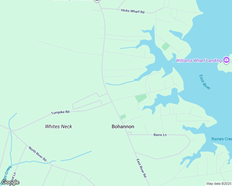 map of restaurants, bars, coffee shops, grocery stores, and more near 57 Mill Lane Road in Bohannon