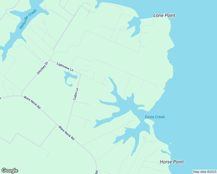map of restaurants, bars, coffee shops, grocery stores, and more near 9574 Lightview Ln in Gloucester