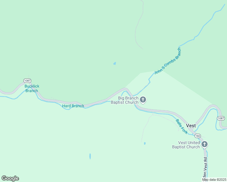 map of restaurants, bars, coffee shops, grocery stores, and more near 724 Vest Talcum Road in Vest